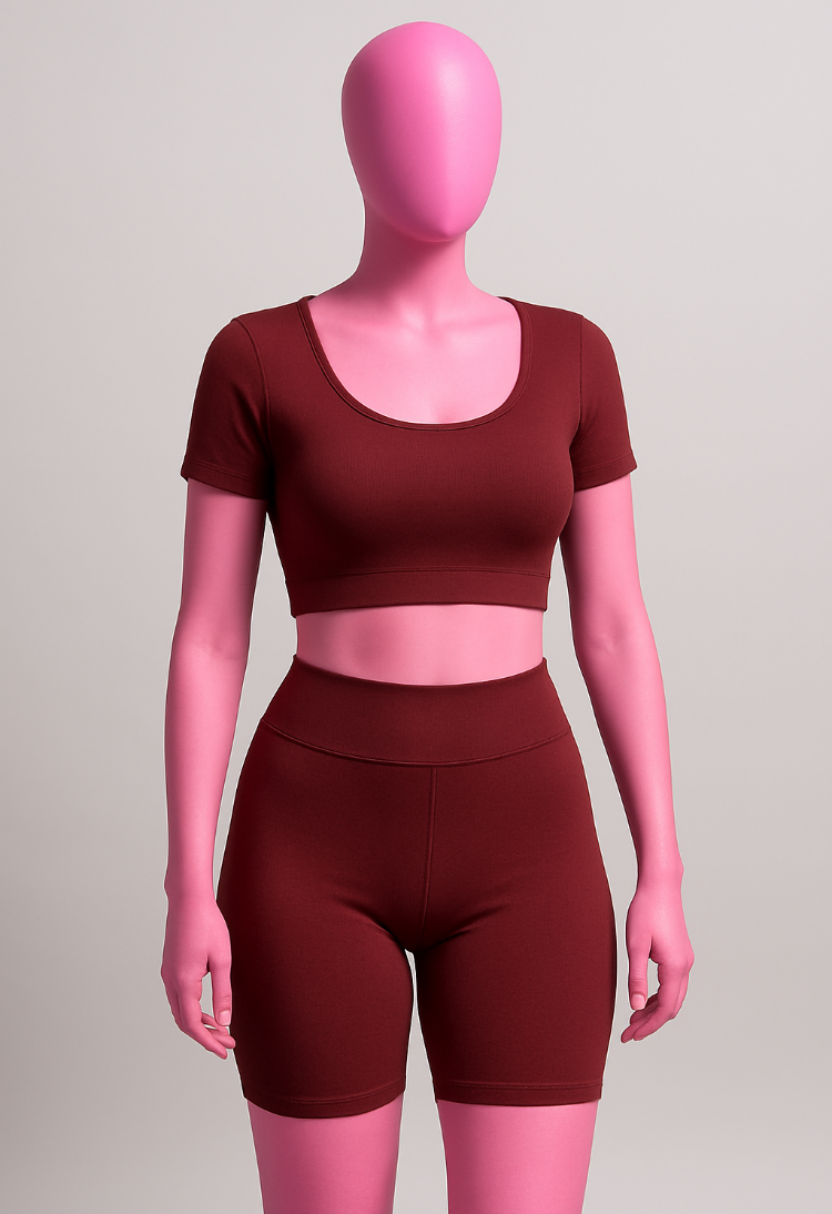 Sports outfit with open back